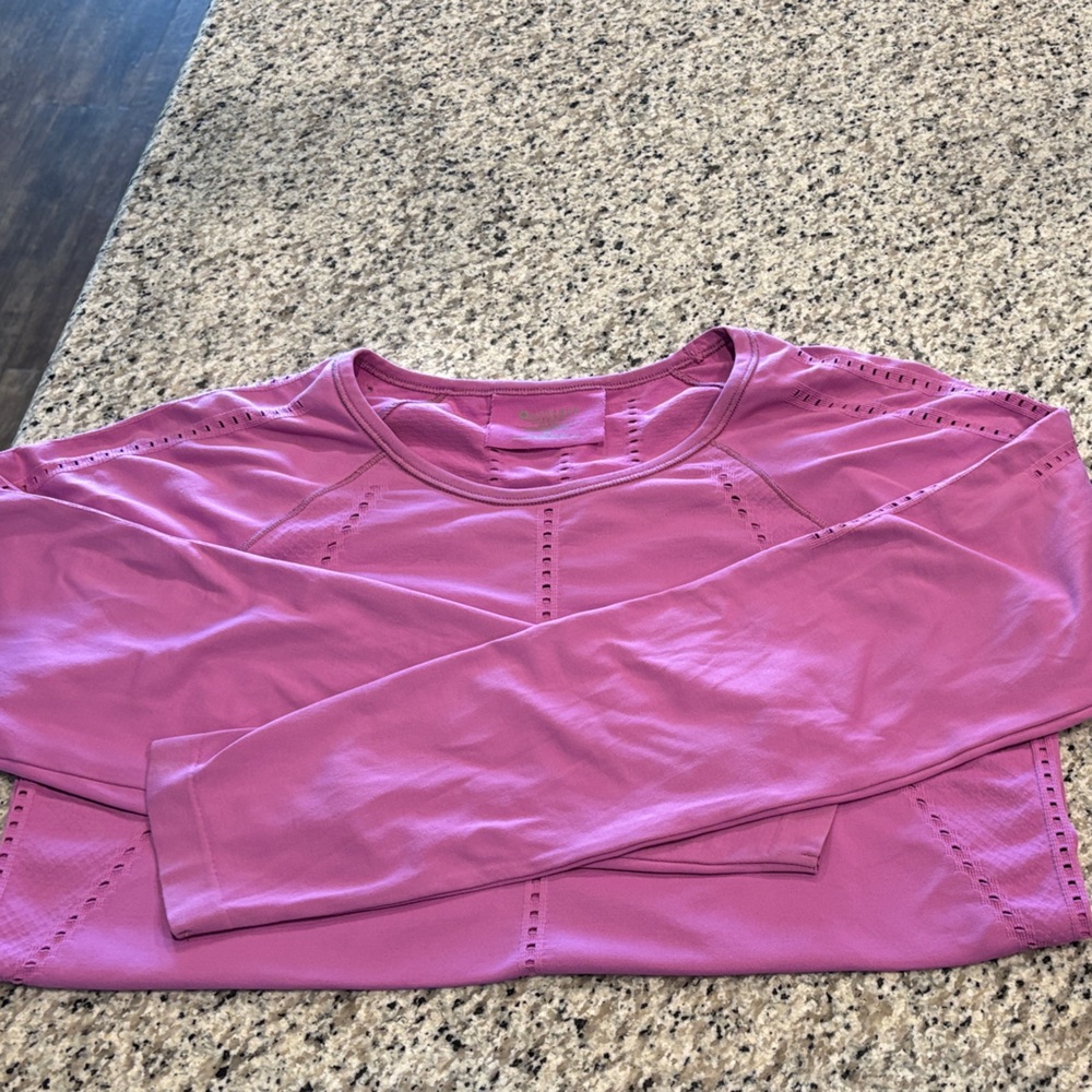 Athleta Pink/purple Long Sleeve Shirt